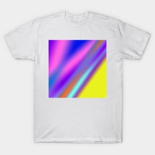 red blue green abstract texture pattern art T-Shirt